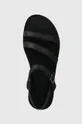 čierna Kožené sandále Toms Kira