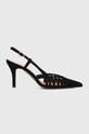 Jonak tocuri din piele intoarsa DINKY calcai expus negru 3400162