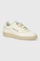 beżowy Reebok Classic sneakersy skórzane Club C 85 Damski