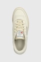 Шкіряні кросівки Reebok Classic Club C 85 бежевий 100074235
