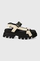 Σανδάλια Desigual Road 5-8 cm μπεζ 24SSSP02.2000