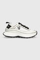 Naked Wolfe sneakers Petal piele întoarsă alb Petal.White.Nylon