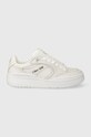 Naked Wolfe sneakers din piele Ambition textil alb Ambition.White
