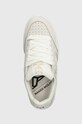 Naked Wolfe sneakers din piele Ambition alb Ambition.White