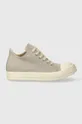 Rick Owens tenisi Woven Shoes Low Sneaks gri