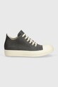 Rick Owens plimsolls Denim Shoes Low Sneaks DS01D1802.SCF.7811 gray SS24