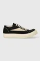 Rick Owens plimsolls Woven Shoes Vintage Sneaks black