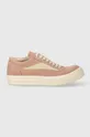 Rick Owens tenisi Denim Shoes Vintage Sneaks roz
