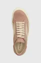 różowy Rick Owens tenisówki Denim Shoes Vintage Sneaks
