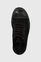 μαύρο Πάνινα παπούτσια Rick Owens Woven Shoes Double Bumper Low Sneaks