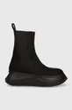 Rick Owens chelsea boots Woven Boots Beatle Abstract black