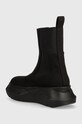 Scarpe Rick Owens stivaletti chelsea Woven Boots Beatle Abstract DS01D1846.NDK.99 nero