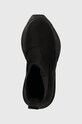Rick Owens stivaletti chelsea Woven Boots Beatle Abstract nero DS01D1846.NDK.99