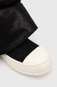 Rick Owens cizme Denim Boots Fetish negru DS01D1815.BF.911
