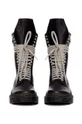 Kožené členkové topánky Rick Owens x Dr. Martens 1918 Calf Length Boot čierna