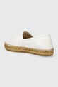 Scarpe Love Moschino espadrillas in pelle JA10582G0IIE0100 bianco