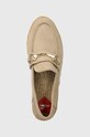 Semišové mokasíny Love Moschino béžová JA10592G0IIG0131