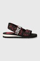 Love Moschino sandale JA16033G0IJN800A negru SS24