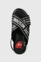 czarny Love Moschino sandały