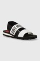 Love Moschino sandali tessile bianco JA16033G0IJN410A