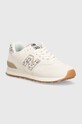 Σουέτ αθλητικά παπούτσια New Balance WL574XD2 δέρμα σαμουά μπεζ WL574XD2