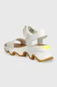 Usnjeni sandali Sorel KINETIC IMPACT Y-STRAP H Zunanjost: Tekstilni material, Naravno usnje Notranjost: Sintetični material, Tekstilni material Podplat: Sintetični material