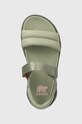 Sorel sandały skórzane VIIBE SANDAL zielony 2030511348