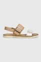 beige Sorel sandali in pelle ELLA III SLINGBACK Donna