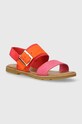 Sorel sandale din piele intoarsa ELLA III SLINGBACK piele întoarsă roz 2069721617