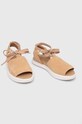 Sorel sandale din piele intoarsa ONA STREETWORKS DRILLE F 2069891246 bej SS24