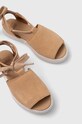 Sorel sandale din piele intoarsa ONA STREETWORKS DRILLE F bej 2069891246
