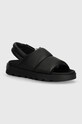 Sorel sandale de piele VIIBE SLINGBACK piele negru 2069941010