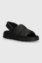 Sorel sandale de piele VIIBE SLINGBACK piele negru 2069941010