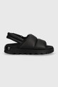Sorel sandale de piele VIIBE SLINGBACK 2069941010 negru SS24