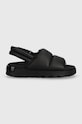 Sorel sandale de piele VIIBE SLINGBACK 2069941010 negru SS24