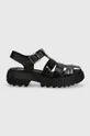 Sorel sandali in pelle ONA STREETWORKS FISHERMA nero