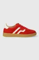 Σουέτ αθλητικά παπούτσια Gant Cuzima κόκκινο