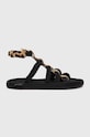Bohonomad sandały Serengeti tekstylny czarny SRG.LEO