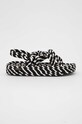 Bohonomad sandale Bodrum textil negru BOD.0120.PRS