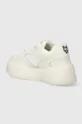 Naked Wolfe sneakers Crash White Gambale: Materiale tessile, Pelle naturale Parte interna: Materiale tessile, Pelle naturale Suola: Materiale sintetico