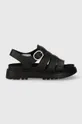Timberland leather sandals Clairemont Way black