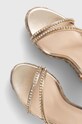 Twinset sandały złoty 241TCT116.10366