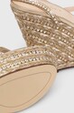 Twinset sandały 241TCT116.10366 złoty
