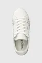 λευκό Δερμάτινα αθλητικά παπούτσια Twinset