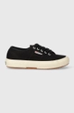 Πάνινα παπούτσια Superga 2750-COTU CLASSIC μαύρο