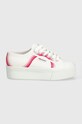Кеди Superga 2790 ROUND STRIPES S4128TW білий SS24