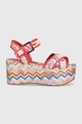 Сандалии Missoni Julia Wedge M38.029 мультиколор SS24