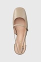 Kožené lodičky Coccinelle béžová PKK.21.01.01.N80