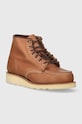 Kožené kotníkové boty Red Wing 6-Inch Moc Toe nezateplené hnědá 3426
