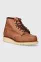 brown Red Wing leather ankle boots 6-Inch Moc Toe Women’s